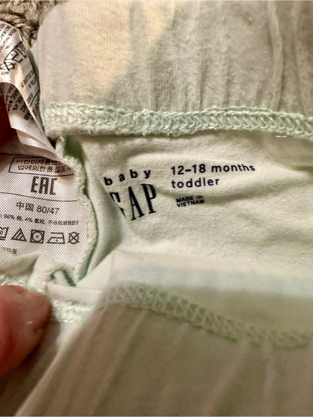 GAP Light Blue Daisy Pull-On Girls Shorts